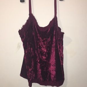 Velvet top